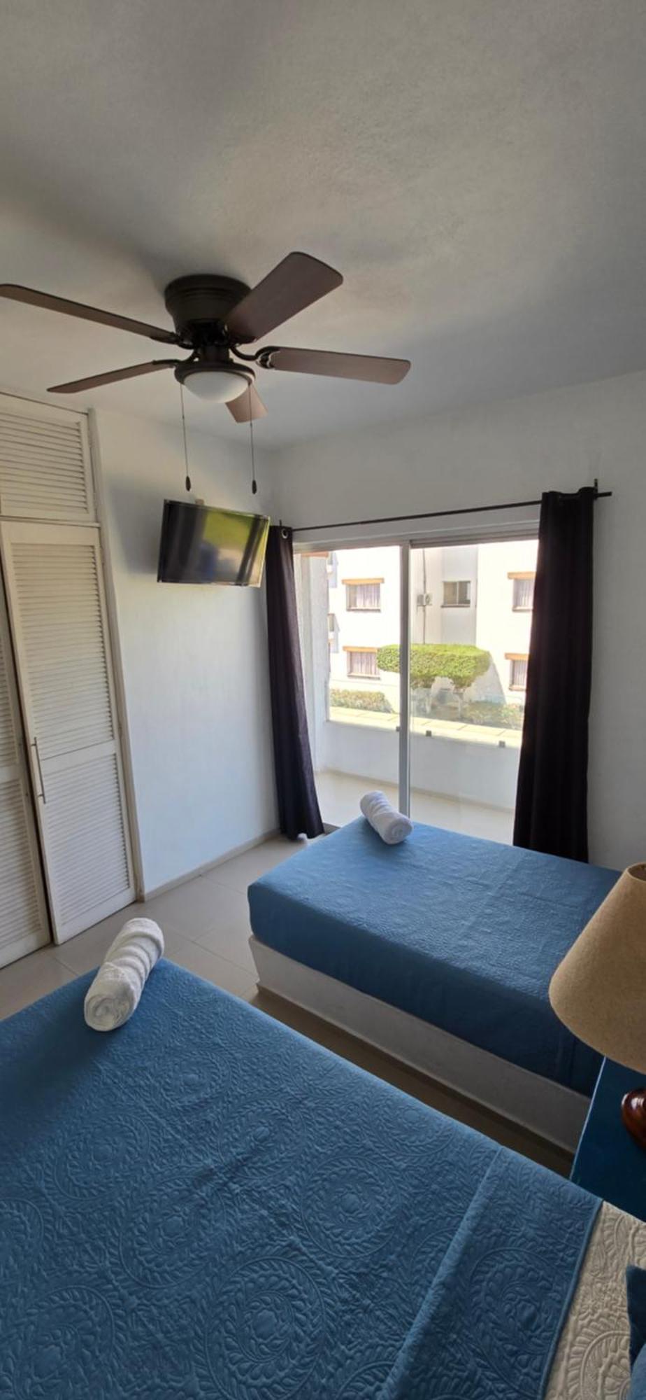 Magnifico Departamento, Cocina Equipada, 2 Recamaras 2 Banos , Hasta 6 Personas, 3 Albercas, Playa A 50 Mts Wifi, Aire Acondicionado Apartment Manzanillo Exterior photo