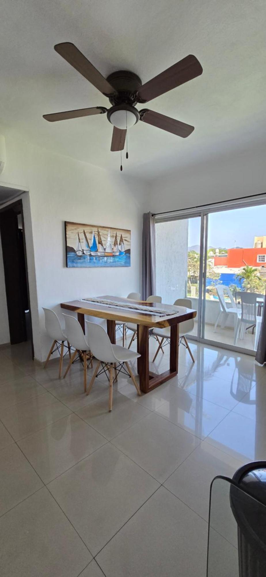 Magnifico Departamento, Cocina Equipada, 2 Recamaras 2 Banos , Hasta 6 Personas, 3 Albercas, Playa A 50 Mts Wifi, Aire Acondicionado Apartment Manzanillo Exterior photo