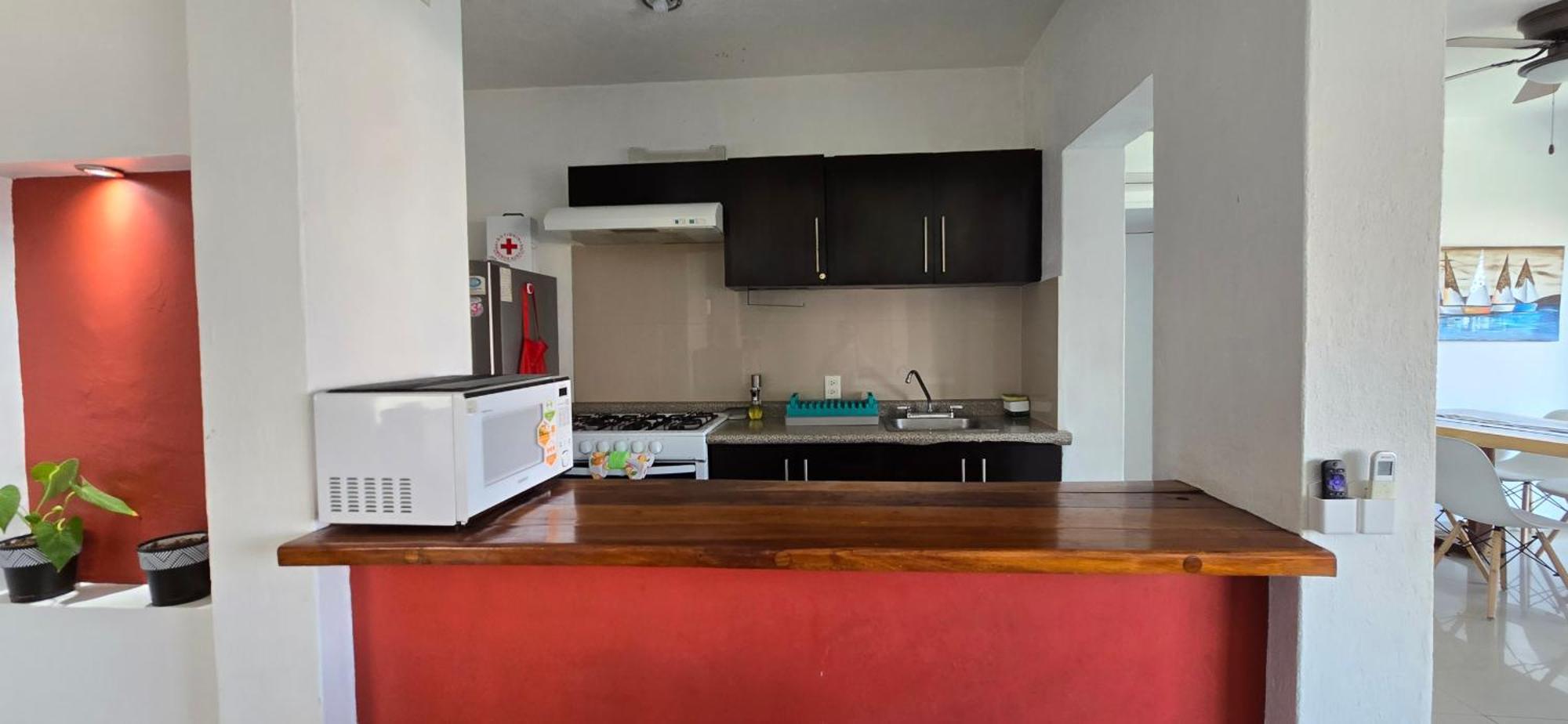Magnifico Departamento, Cocina Equipada, 2 Recamaras 2 Banos , Hasta 6 Personas, 3 Albercas, Playa A 50 Mts Wifi, Aire Acondicionado Apartment Manzanillo Exterior photo
